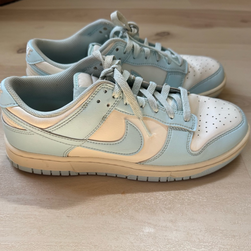 Nike Dunk Low Retro in Pale Ivory and Glacier Blue